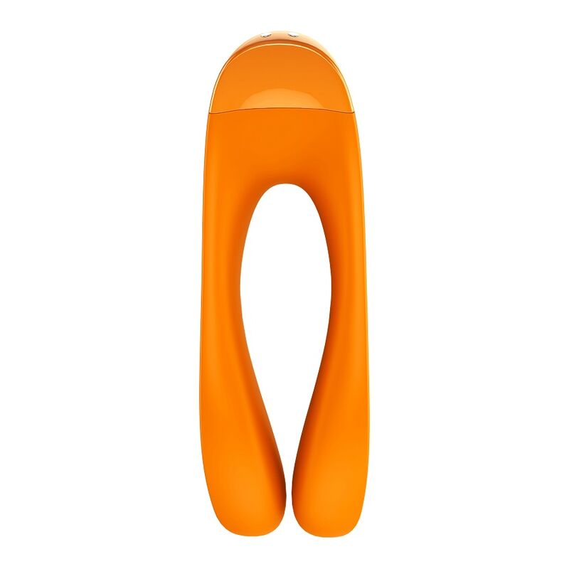 Satisfyer Dito Candy Cane - Massaggiatore esterno, colore arancione - dettaglio