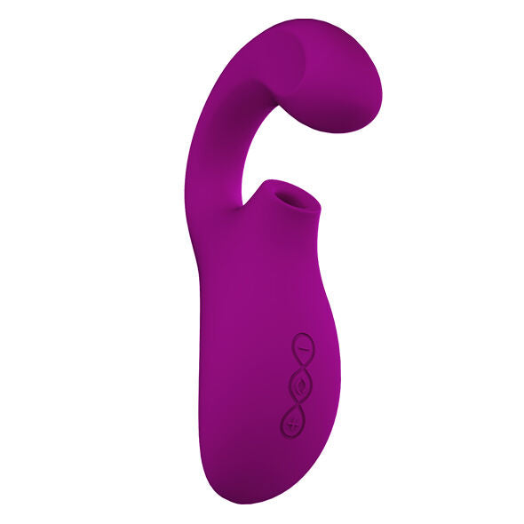 LELO Enigma - Massaggiatore ad aria pulsata - in mano per le dimensioni