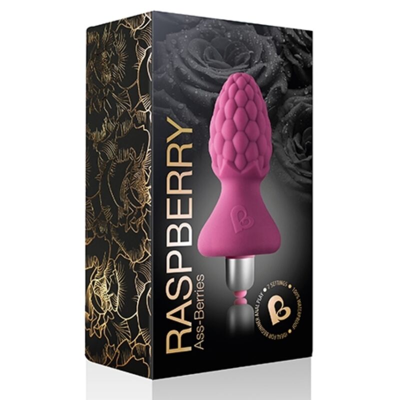 Rocks-Off Assberries Spina Lampone - Accessorio intimo - in mano per le dimensioni