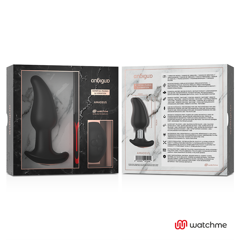 Anbiguo Watchme Remote Control Plug - Massaggiatore con telecomando - retro