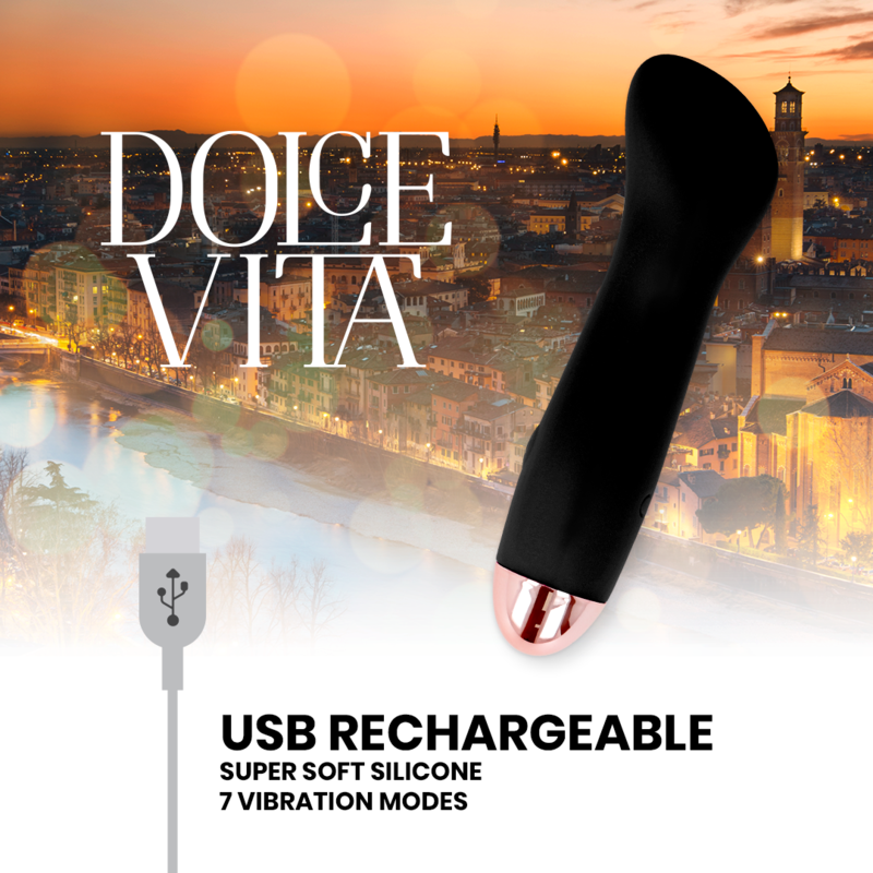 Dolce Vita One - Mini massaggiatore, colore black 10 - in mano per le dimensioni