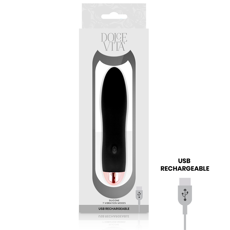 Dolce Vita Quattro - Mini massaggiatore, colore nero - dettaglio