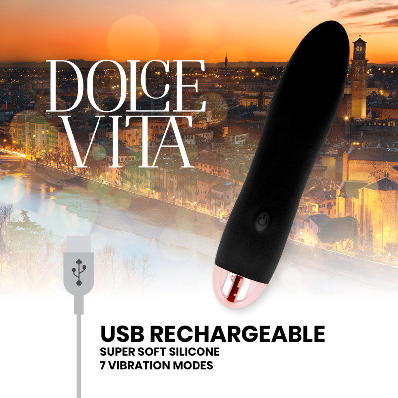 Dolce Vita Quattro - Mini massaggiatore, colore nero - nella confezione
