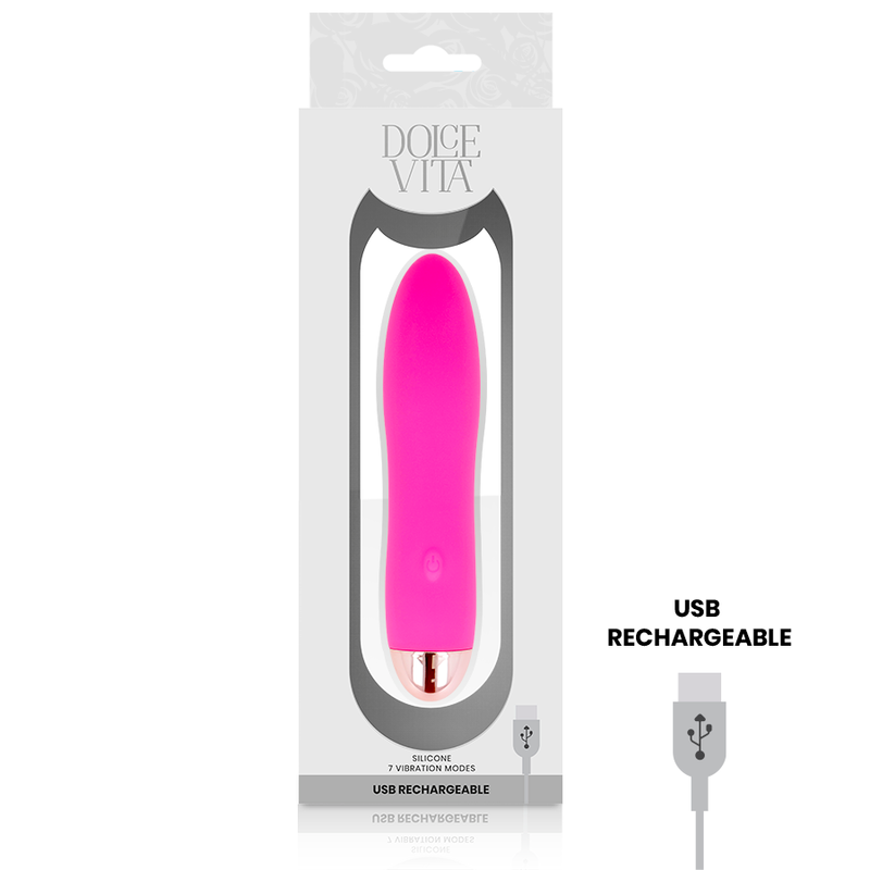 Dolce Vita Quattro - Mini massaggiatore, colore rosa - dettaglio