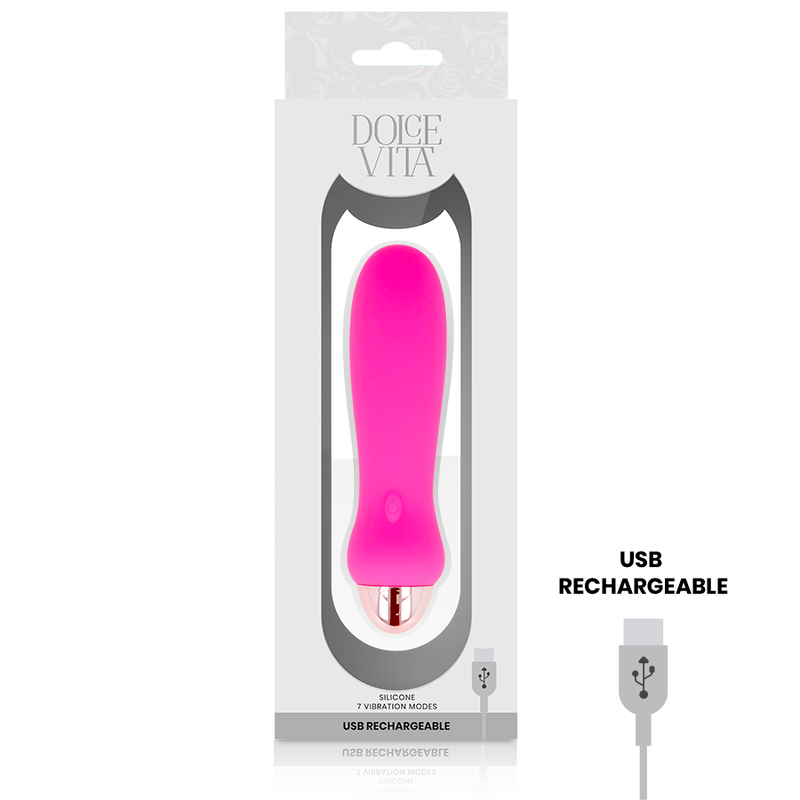 Dolce Vita Cinque - Mini massaggiatore, colore rosa - dettaglio