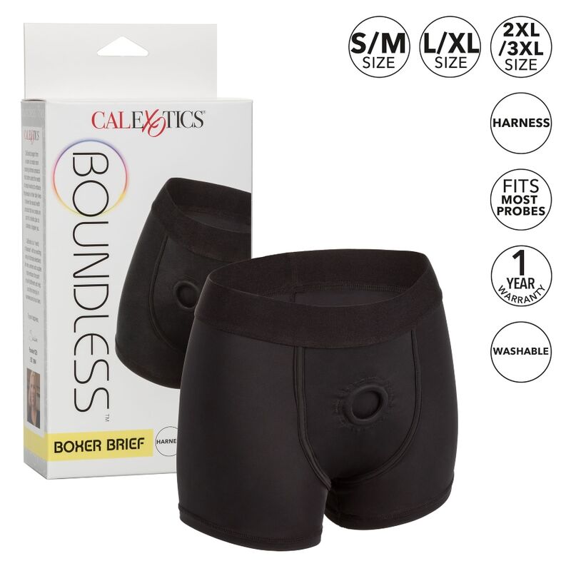 Calexotics Pettorina Stile Boxer - Accessorio intimo - vista laterale