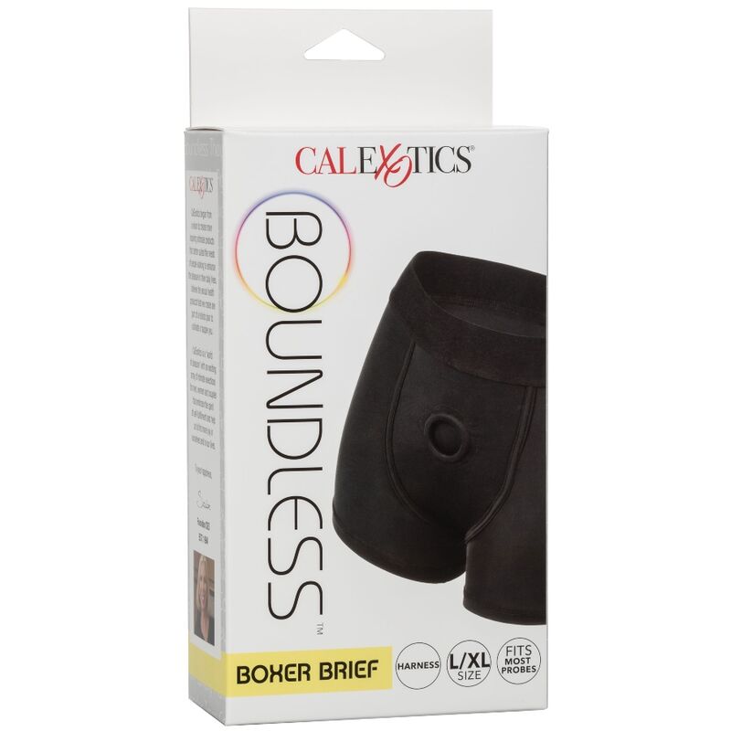 Calexotics Pettorina Stile Boxer - Accessorio intimo - in mano per le dimensioni