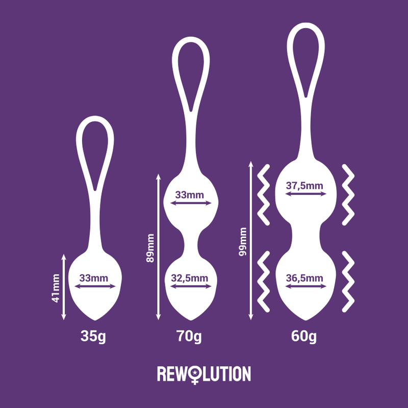 Rewolution Rewobeads Sfere Vibranti - Massaggiatore con telecomando - dettaglio