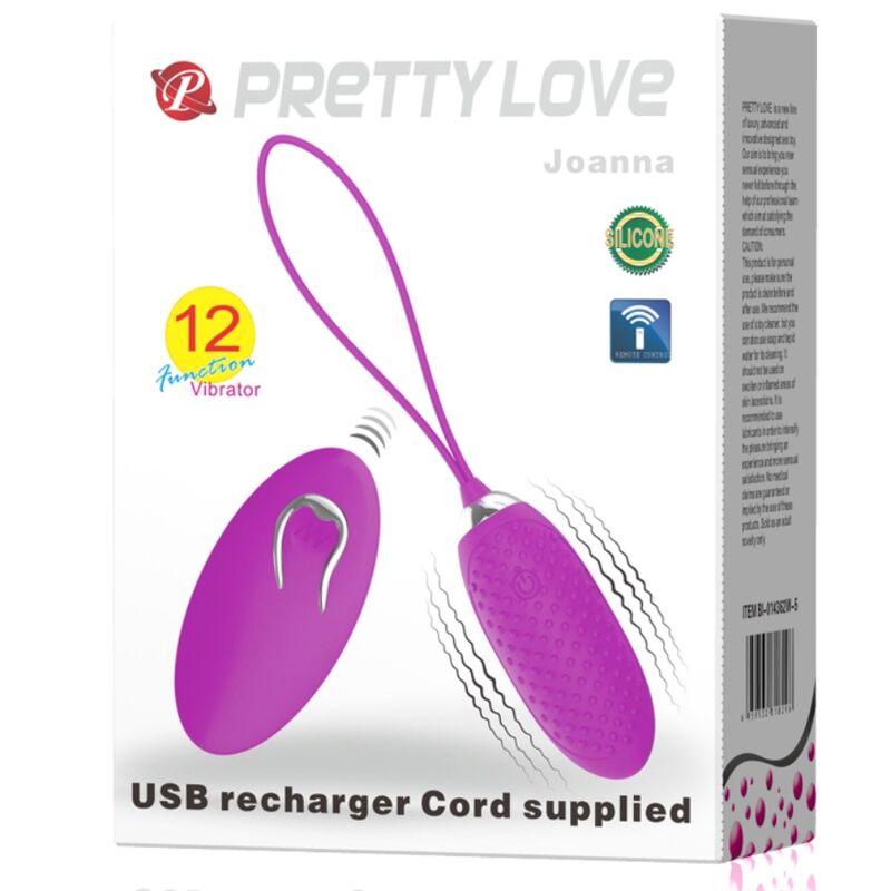 Pretty Love Joanna - Massaggiatore con telecomando - vista laterale