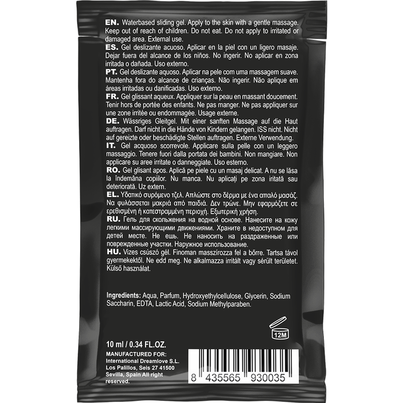 Coquette Chic Desire Kissable 10 ml - Lubrificante, kit da 3 - vista laterale