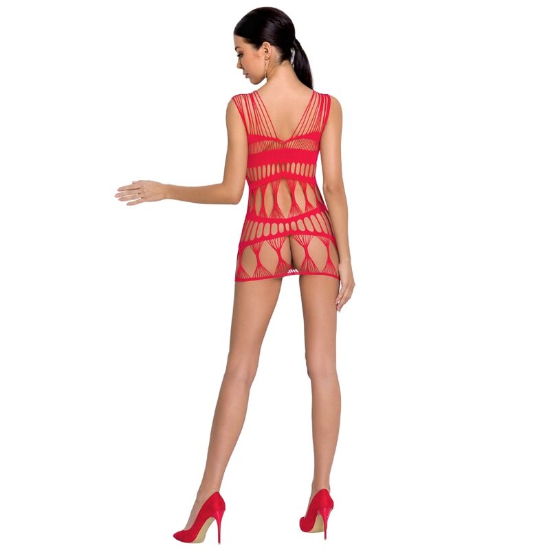 Passion Woman Bs089 - Lingerie, colore rosso - vista laterale