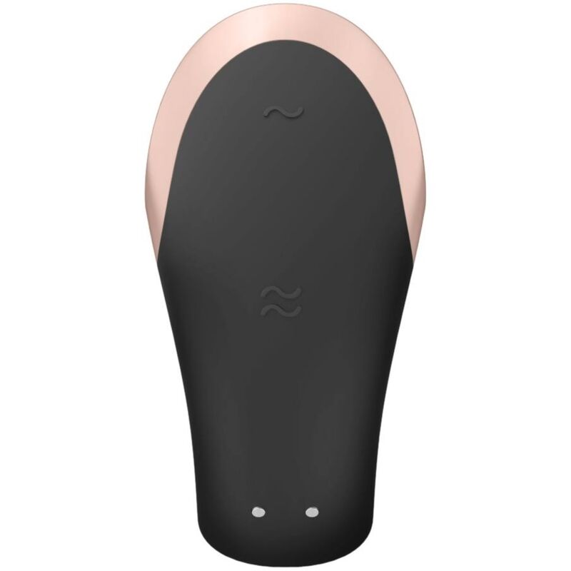 Satisfyer Double Love Partner - Massaggiatore con telecomando, colore nero - dettaglio