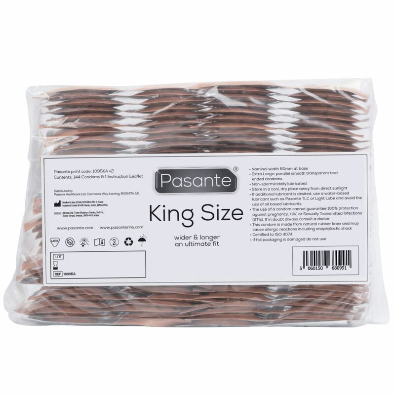 Pasante King Size Bag 144 Unit - Preservativi