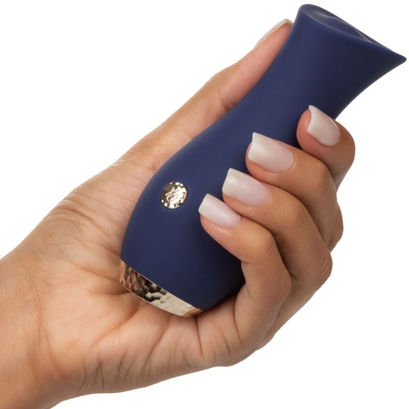 Calexotics Chic Tulip Masajeador Azul - Massaggiatore - in mano per le dimensioni