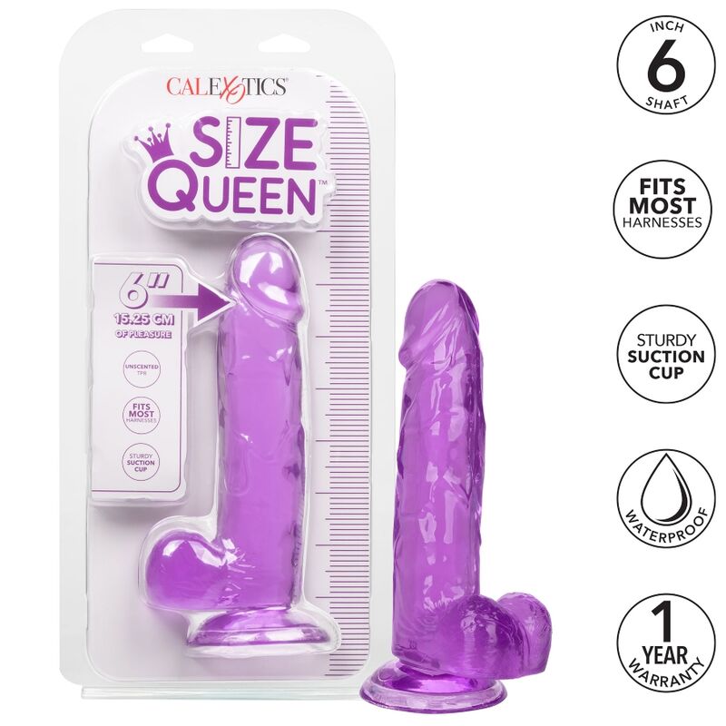 Calexotics Regina - Accessorio intimo, colore viola 15.3 cm - vista laterale
