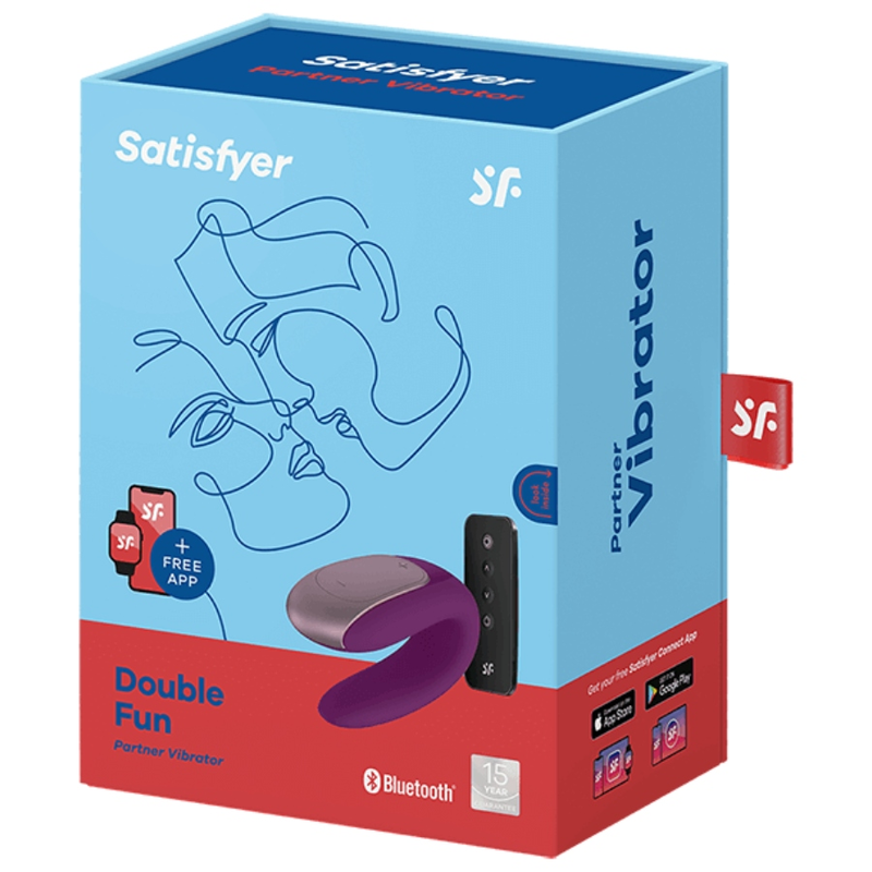 Satisfyer Partner Divertente - Massaggiatore con telecomando - retro