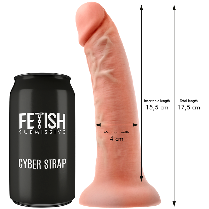 Fetish Submissive Cyber Strap Imbragatura - Massaggiatore con telecomando - nella confezione