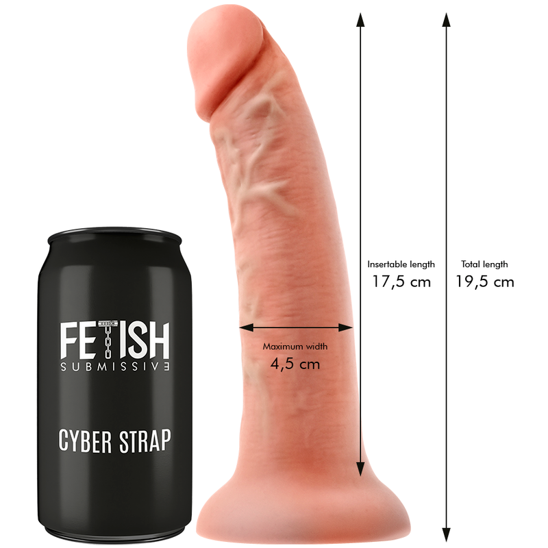 Fetish Submissive Cyber Strap Imbragatura - Massaggiatore con telecomando - nella confezione