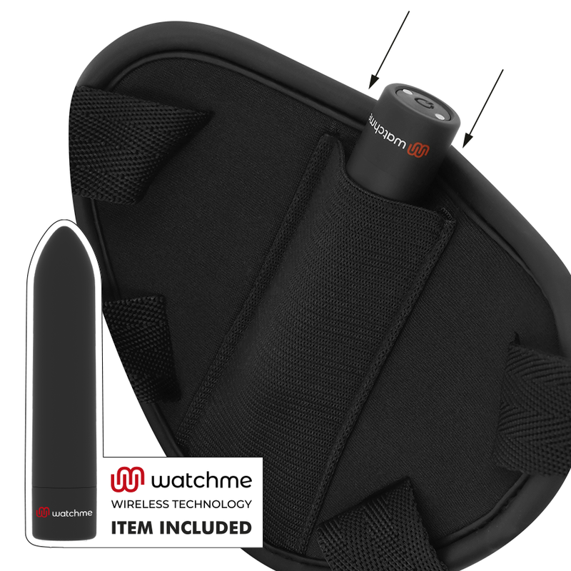 Fetish Submissive Cyber Strap Imbragatura - Massaggiatore con telecomando - dettaglio