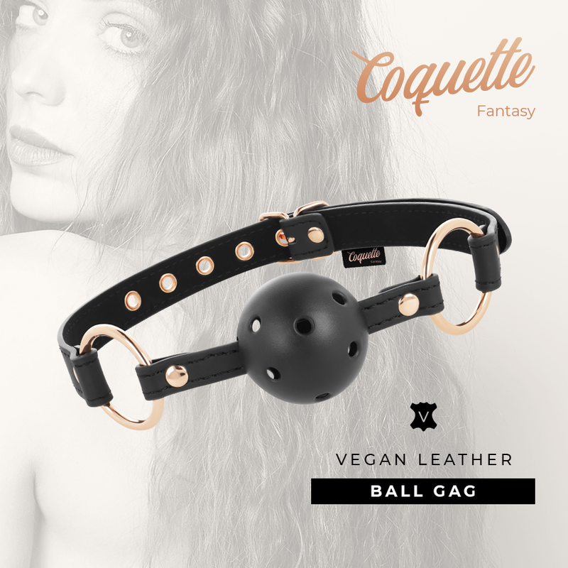 Coquette Chic Desire Ball Gag Traspirante Fantasia - Accessorio intimo - vista laterale
