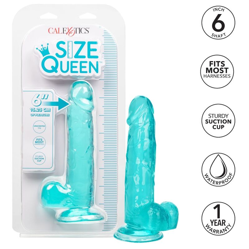 Calexotics Regina - Accessorio intimo, colore blu 15.3 cm - dettaglio
