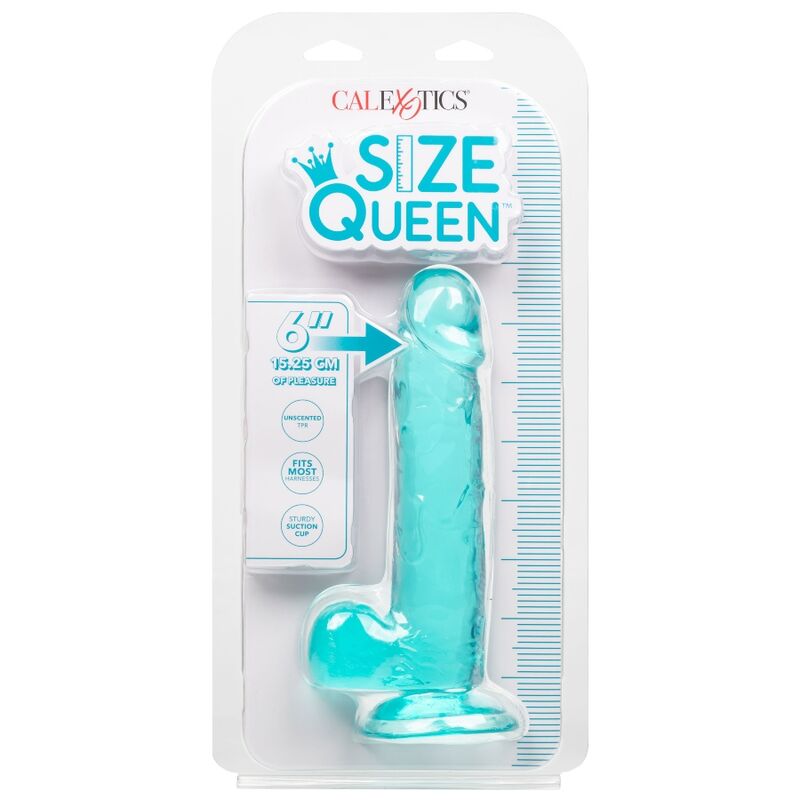 Calexotics Regina - Accessorio intimo, colore blu 15.3 cm - retro
