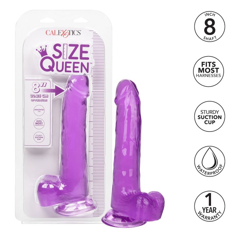 Calexotics Regina - Accessorio intimo, colore viola 20.3 cm - vista laterale