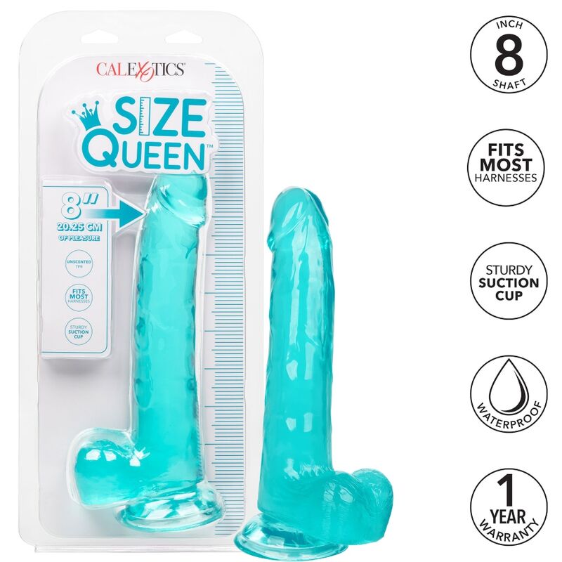 Calexotics Regina - Accessorio intimo, colore blu 20.3 cm - vista laterale