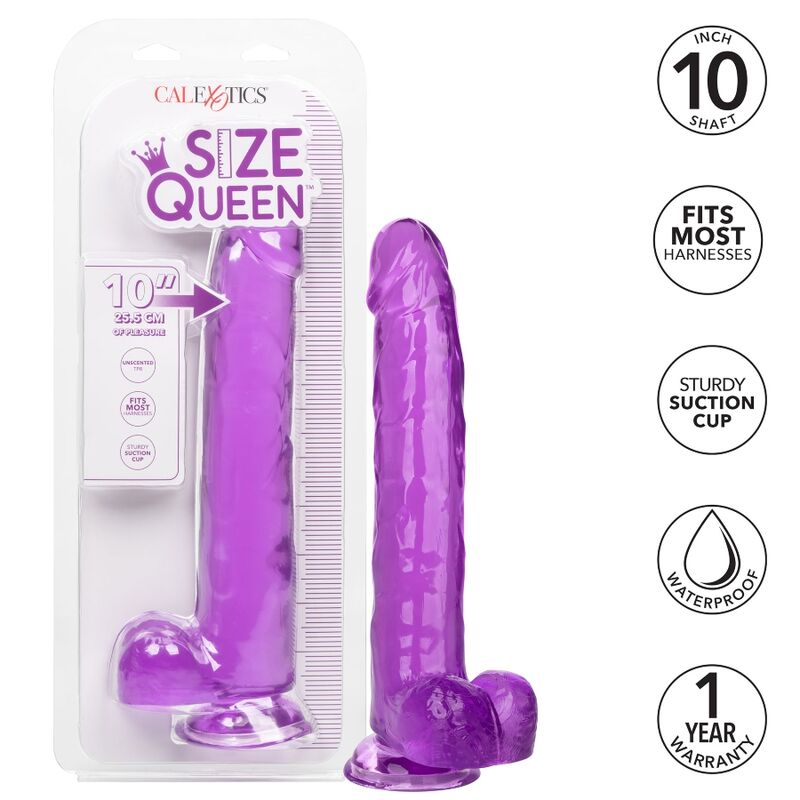 Calexotics Regina - Accessorio intimo, colore viola 25.5 cm - vista laterale