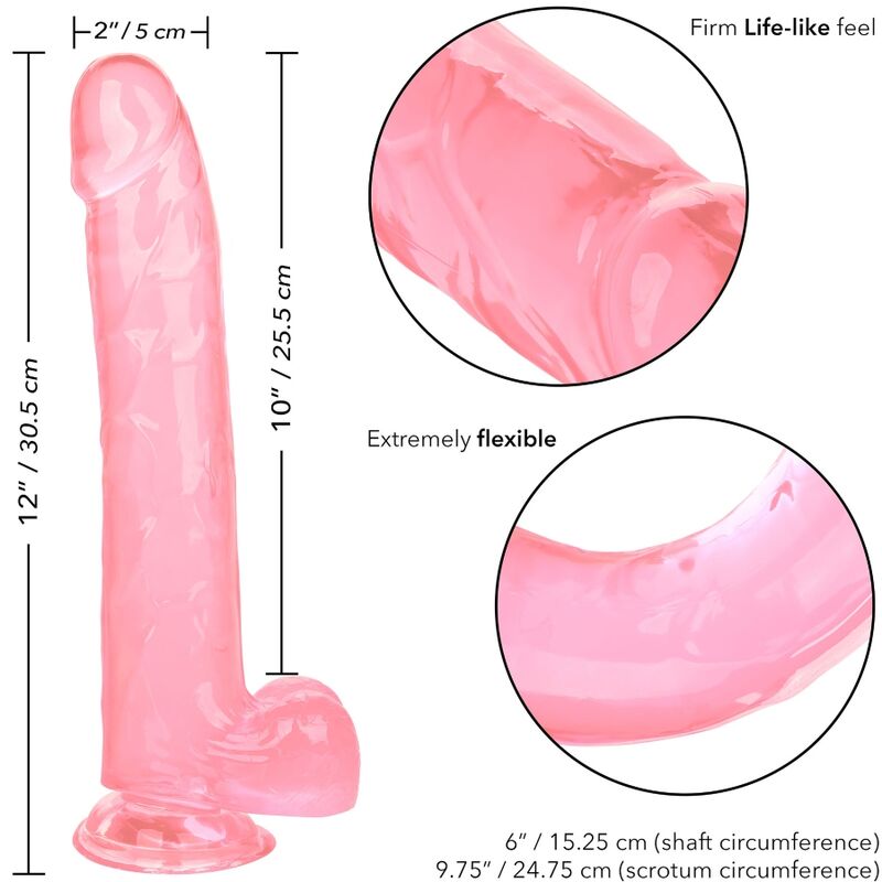 Calexotics Regina - Accessorio intimo, colore rosa 25.5 cm - retro