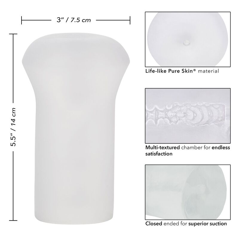 Calexotics Boundless Stroker - Dispositivo per uomo - in mano per le dimensioni