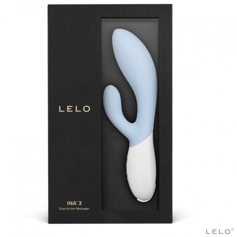 LELO Ina 3 Luxury Celeste - Massaggiatore doppio - dettaglio