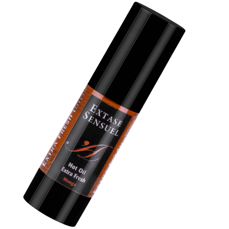 Extase Sensual Stimolante AL Mango 30 ml - Olio da massaggio, kit da 3 - vista laterale