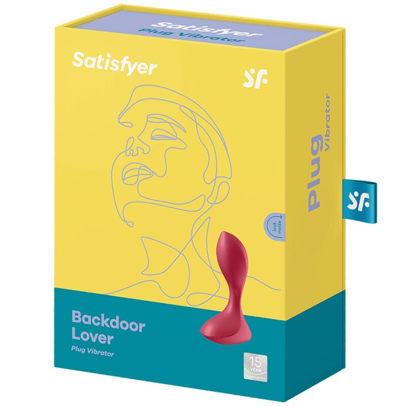 Satisfyer Spina - Accessorio intimo, colore backdoor lover rosso - nella confezione