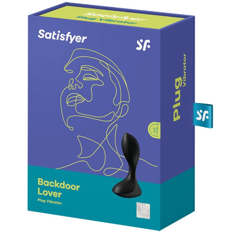 Satisfyer Spina - Accessorio intimo, colore backdoor lover nero - nella confezione