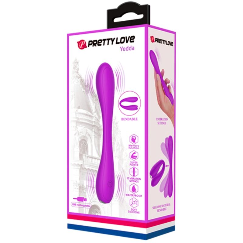 Pretty Love Flessibile Yedda - Massaggiatore rotante - dettaglio
