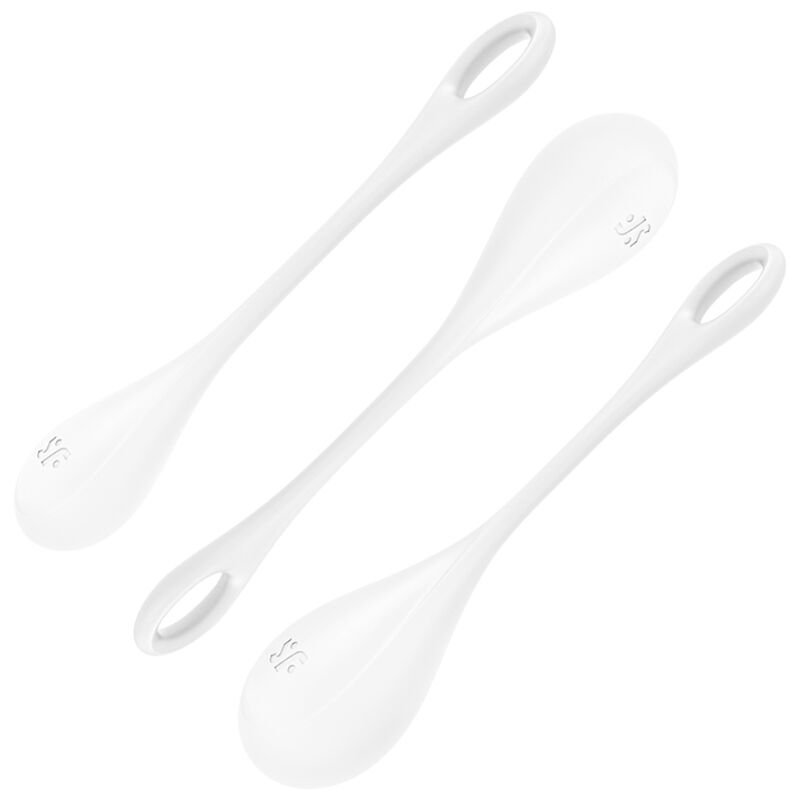 Satisfyer Allenamento Yoni Power 1 - Palline Kegel, colore bianco