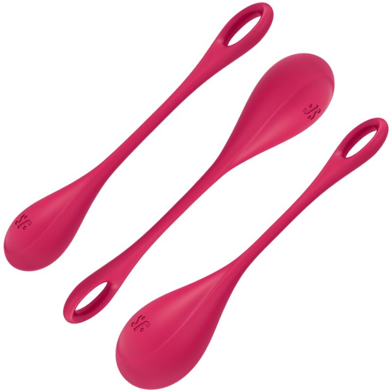 Satisfyer Allenamento Yoni Power 1 - Palline Kegel, colore rosso