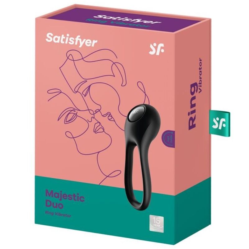 Satisfyer Majestic Duo - Anello per uomo - nella confezione
