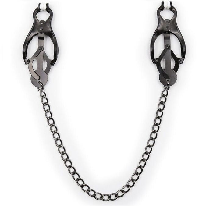 Ohmama Fetish Pinze - Accessorio intimo, colore capezzoli giapponesi catena nera