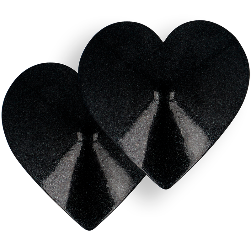 Coquette Chic Desire Copri Capezzoli - Lingerie, colore black hearts - dettaglio