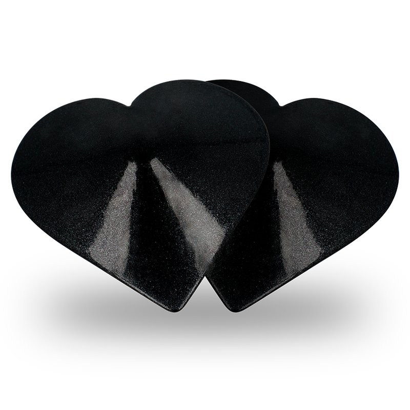 Coquette Chic Desire Copri Capezzoli - Lingerie, colore black hearts - nella confezione