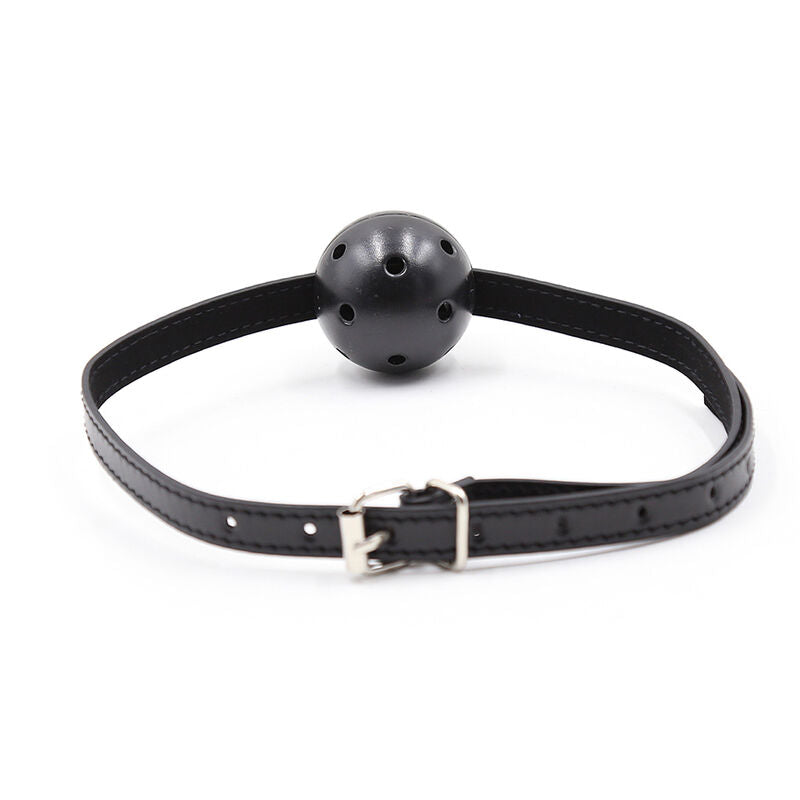 Ohmama Fetish Ball Gag Traspirante - Accessorio intimo - vista laterale