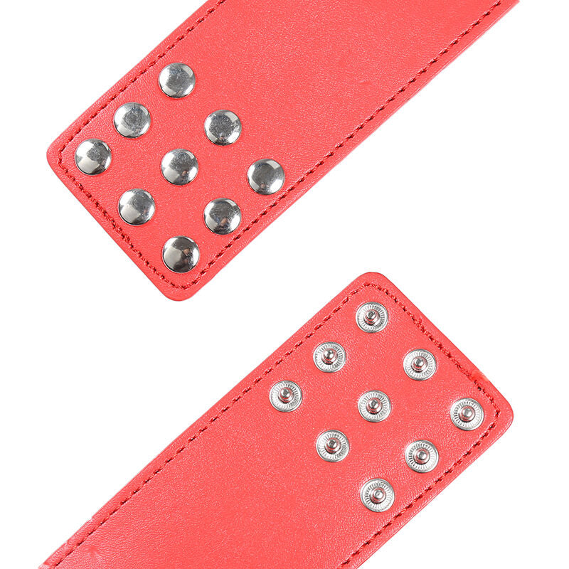 Ohmama Fetish Manette Rosse - Accessorio intimo - in mano per le dimensioni