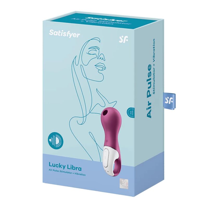 Satisfyer Lucky Libra - Massaggiatore ad aria pulsata - in mano per le dimensioni