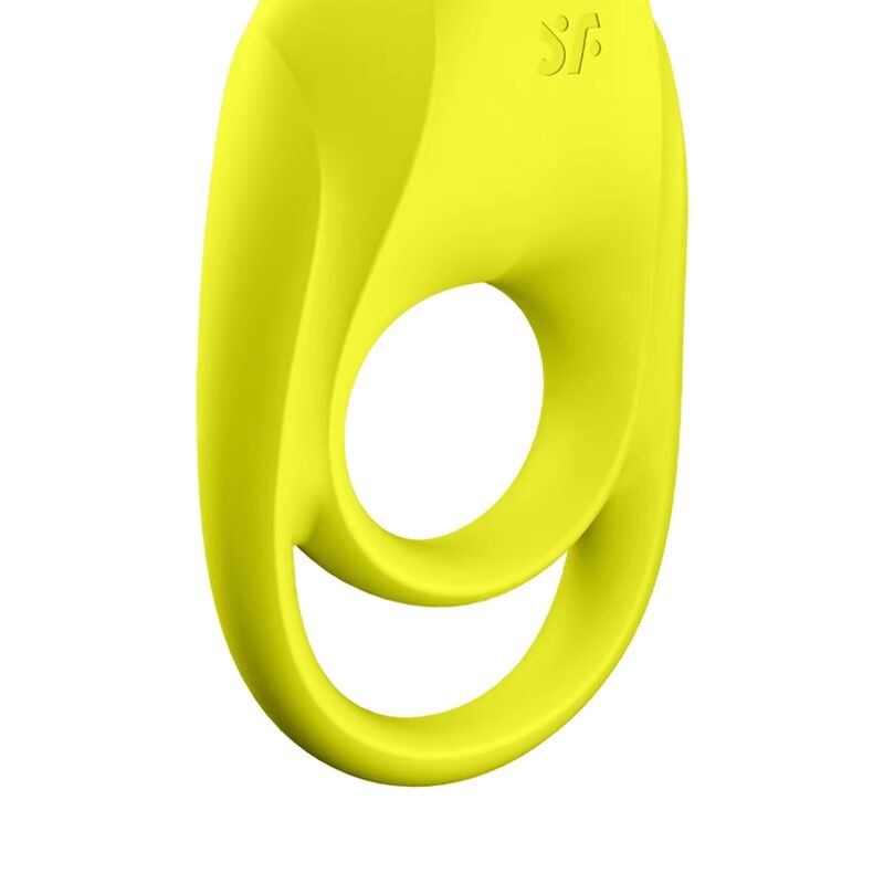 Satisfyer Duo Spettacolare Giallo - Anello per uomo - vista laterale