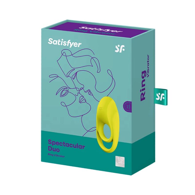 Satisfyer Duo Spettacolare Giallo - Anello per uomo - dettaglio