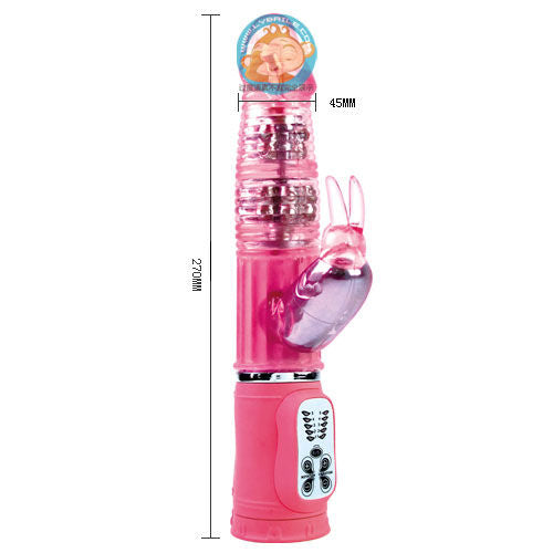 Baile Passion Rock Coniglietto Rampante 10F 27 CM - Massaggiatore rotante