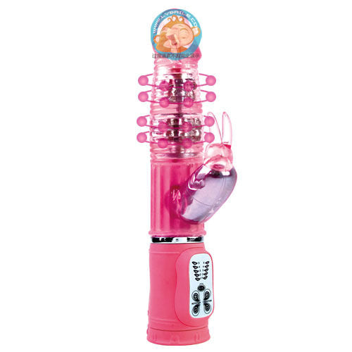 Baile Passion Rock Coniglietto Rampante 10F 27 CM - Massaggiatore rotante - vista laterale