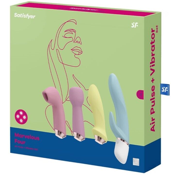 Satisfyer Marvelous Four - Kit per la coppia - vista laterale